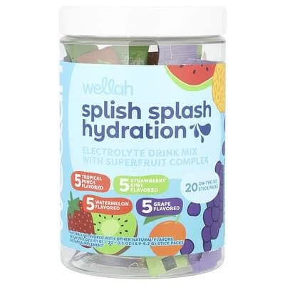 Wellah Splish Splash Hydration 20 Stick Packs