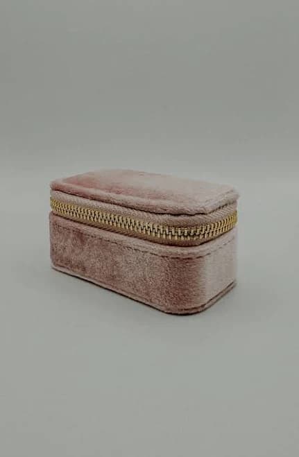 Hannah Naomi Mini Zipper Jewelry Travel Case