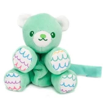 Fiesta Huggy Huggables Baby Safe Floppy Plush Bear Pacifier Holder