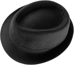 Amazon.com: Classic Italy Classic Trilby Feutre Wool Felt Trilby Hat Water Repellent Size 51 Cm Black : Clothing, Shoes & Jewelry
