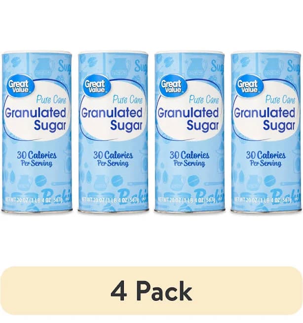 Great Value Pure Cane Granulated Sugar