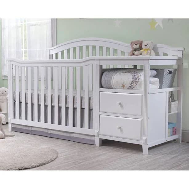 Sorelle Berkley 4-in-1 Convertible Crib and Changer