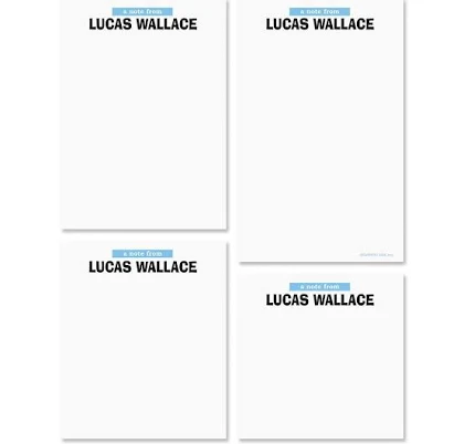 Personalized Shout Out Notepads
