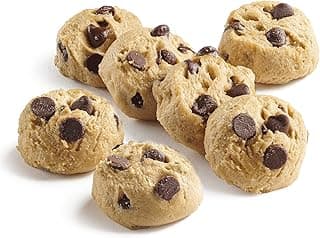 David's Cookies Preformed Frozen Cookie Dough – Gluten Free Chocolate Chip, Ready-to-Bake Cookies, 64 Count