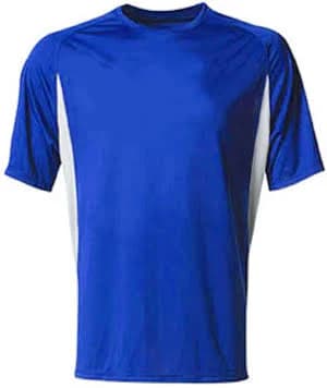 A4 Men's Cooling Performance Color Blocked T-Shirt