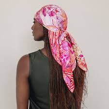 Silk square 90, silk twill Joséphine Baker print – Red — Online Boutique SHOP MALFROY – Maison Malfroy
