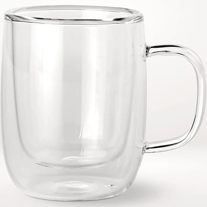 Double-Wall Glass Espresso Cups (Set of 4)