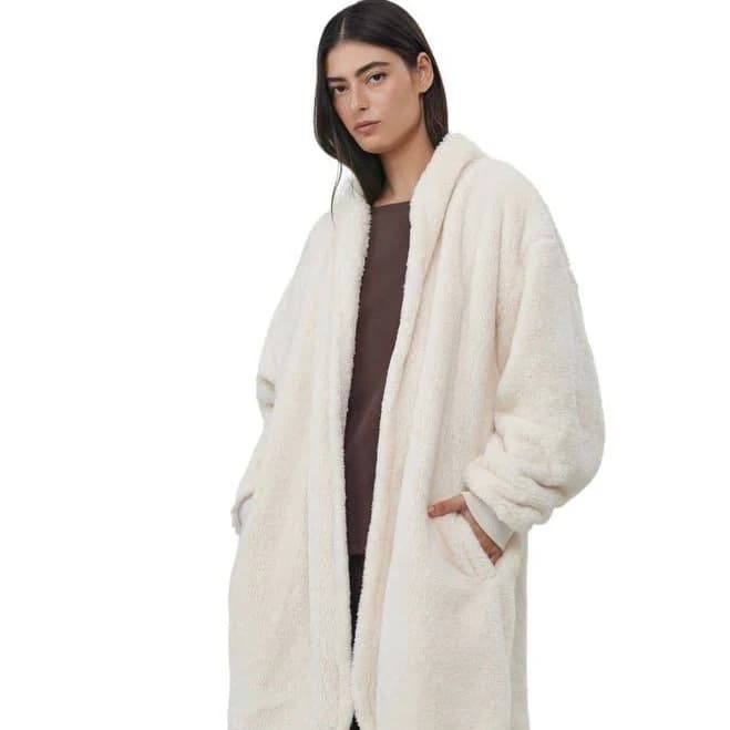 Gottex Women's Long Fleece Lounge Coat