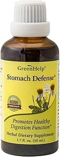 Stomach Defense Liquid Drops – Herbal Digestive Support Supplement for Bloating, Gas & Intestine Cramp Relief – Natural Stomach Health & Comfort – 1.7 fl oz (50 ml)