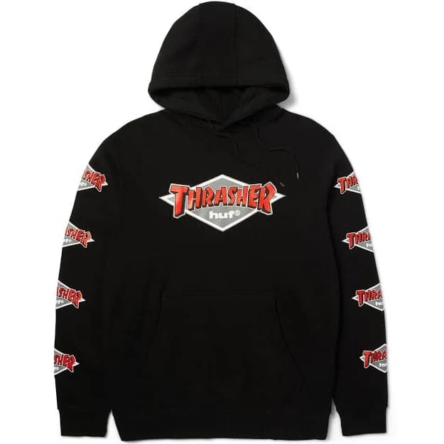 Huf x Thrasher Logo Hoodie
