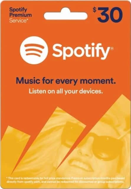 $30 Spotify Gift Card