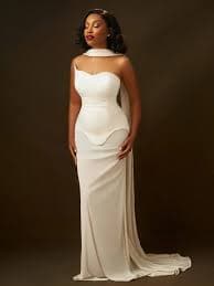 Luxury Sexy Strapless Backless White Black Maxi Long Women Celebrity D – Basso & Brooke
