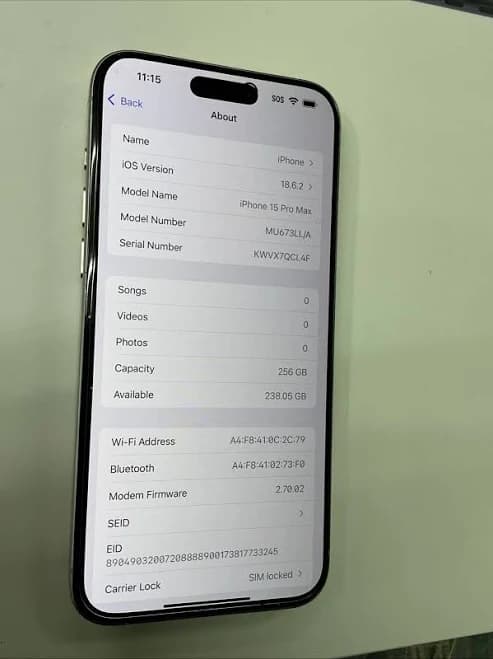 Restored Apple iPhone 15 Pro Max