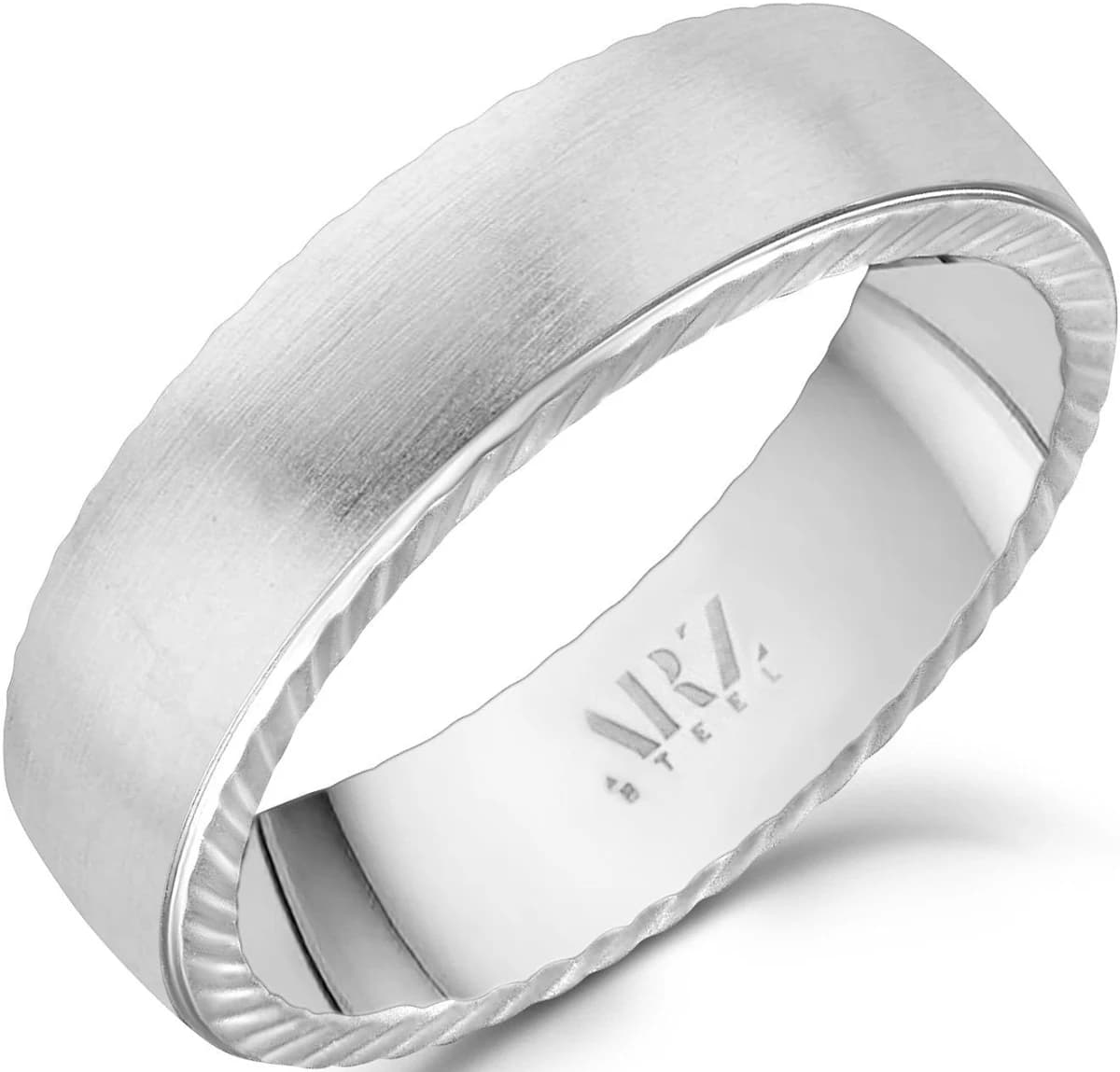 Stainless Steel Engravable Band Ring