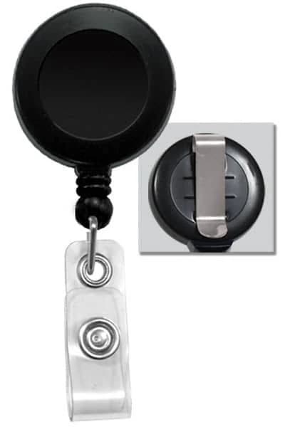 Badge Reel with Strap & Belt Clip