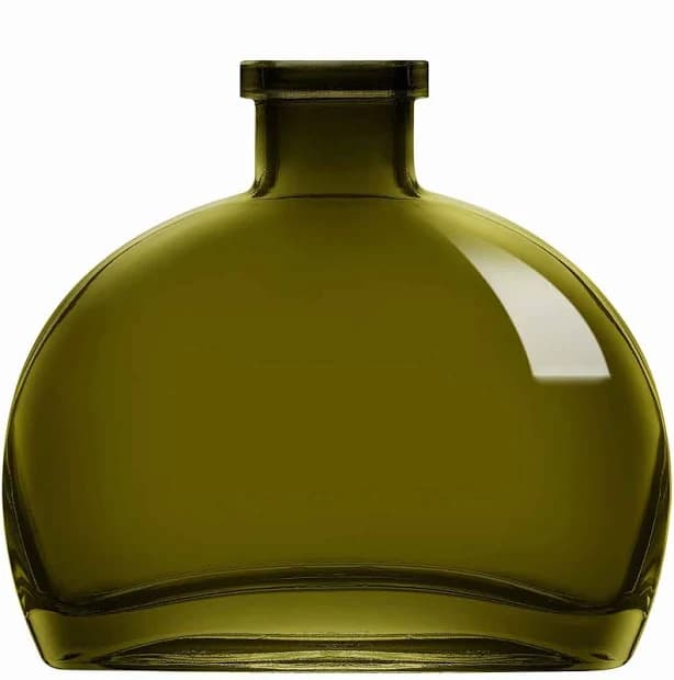 Fiji Glass Bottle 6 oz Vintage Green