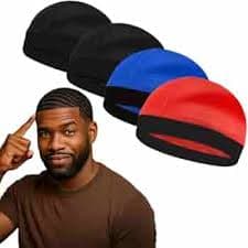 DURALA 4PCS Silky Stocking Wave Caps, Doo Rags Compression Caps for 360 540 720 Wave, Ideal Gifts for Father's Day (red+Blue+Black), (4pack)2-black,red,blue, One size : Buy Online at Best Price in KSA - Souq is now Amazon.sa: Beauty