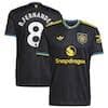 Men's adidas Bruno Fernandes Black Manchester United 2025/26 Third Replica Player Jersey