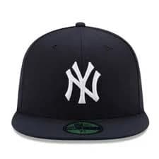 New York Yankees MLB Authentic New Era 59FIFTY Fitted Cap-Navy