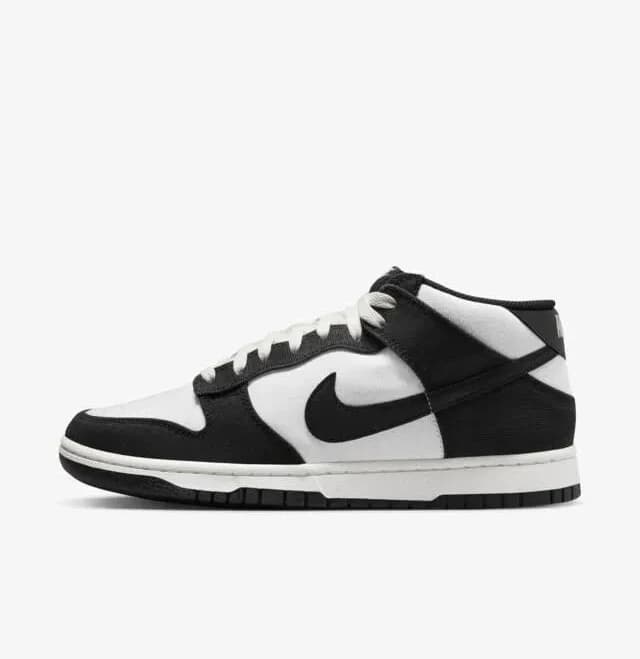 Nike Dunk Mid 'Panda' Shoes Sneaker - Black/ White (DV0830-102)