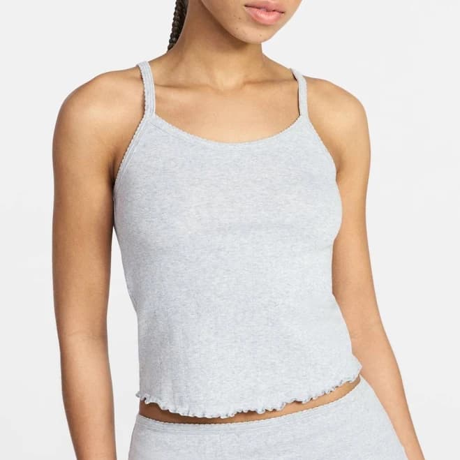 No Boundaries Women's Cotton Stretch Drop Tank Top