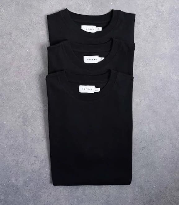 Topman Men's Classic T-Shirt 3-Pack