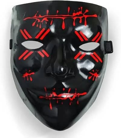 PURGE MASK LED-RED