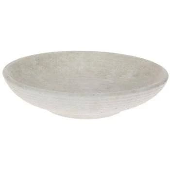Light Gray Textured Bowl
