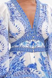 Button Dress With Shaped Waistband| CAMILLA US – CAMILLA