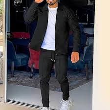 Men's Casual 2 Piece Tracksuit Sets Long Sleeve Full Zip Jacket and Sweatpants Sport Outfits Waffle Lapel Sweatsuits at Amazon Men's Clothing store