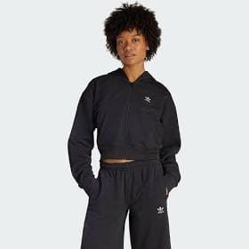 adidas Women's Essentials French Terry Cropped Hoodie