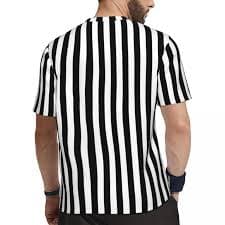 Vertical Striped T Shirt Men Black White Lines Gym T-Shirts Comfortable Beach Trendy Coo - Walmart.com