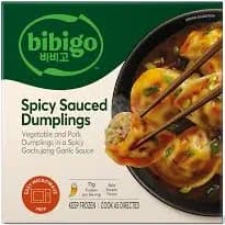 Bibigo Frozen Vegetable & Pork Spicy Sauced Dumplings