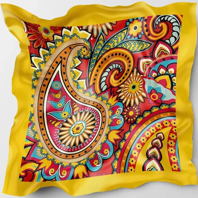 Paisley Satin Head Wrap