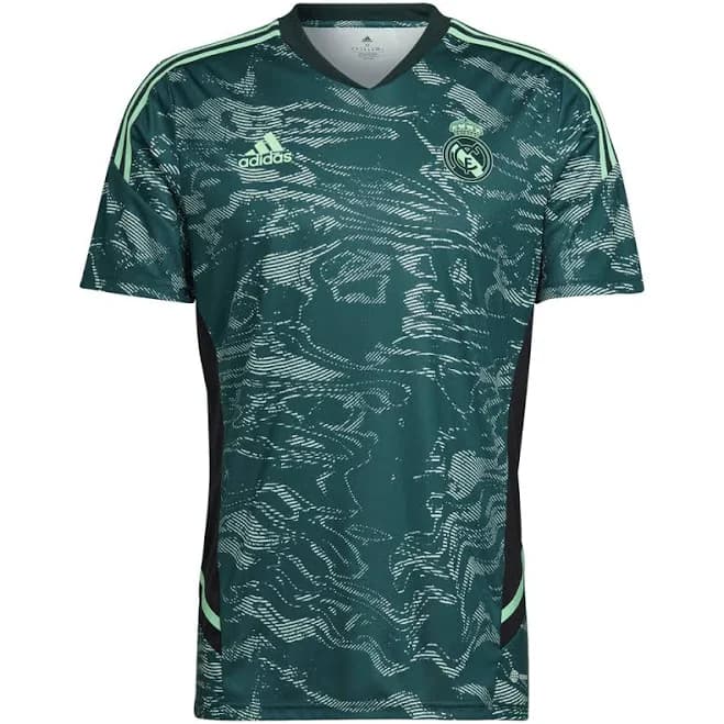 adidas adidas Real Madrid 2022 - 23 UCL Condivo Training Jersey- Linen Green/Shadow