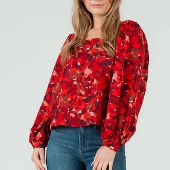 Women's Abstract Printed Blouse