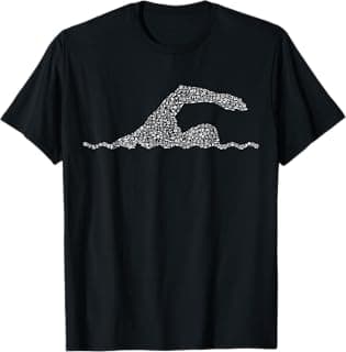 Silhouette Icon Swimmer Shirt | Swimming T-Shirt