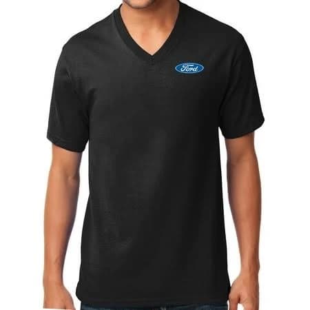 Ford Classic Oval Emblem V-Neck Tee Shirt