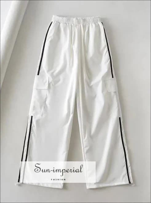 Sun-Imperial Women's Striped Double Zip Jacket with Drawstring Cuff