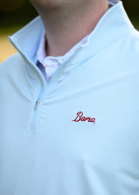 Bama Performance Comfort Stripe Quarter Zip Pullover