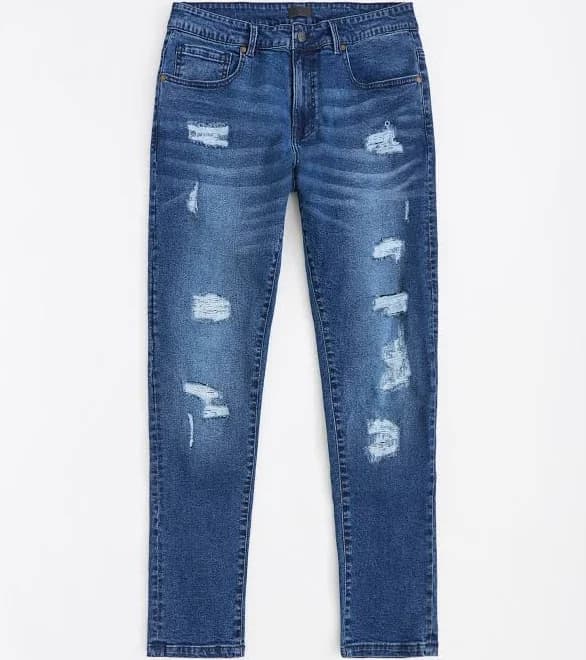 Rip and Repair Denim Jeans