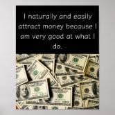 Manifestation Affirmation Poster | Zazzle