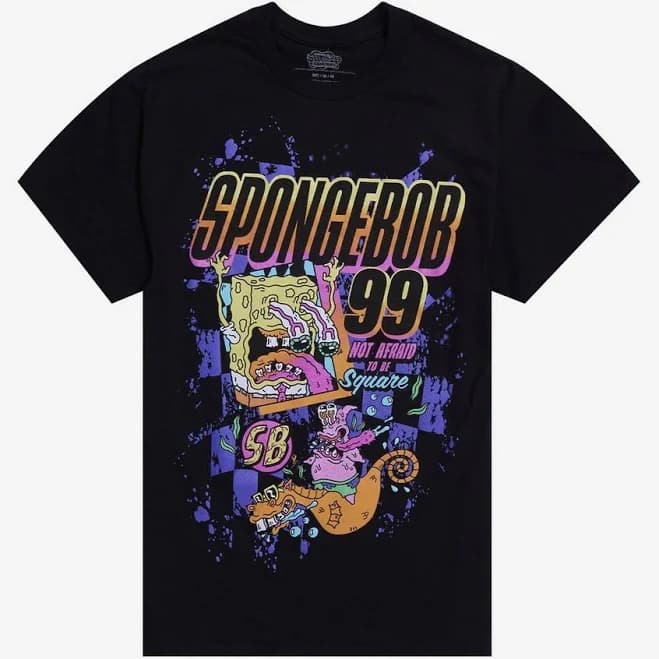 Spongebob SquarePants Trip Graphic T-Shirt