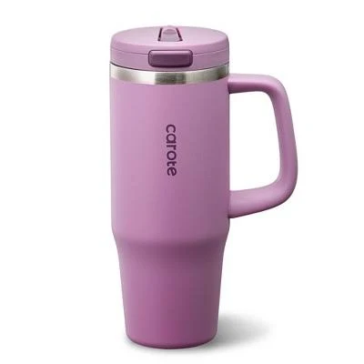 Carote 32oz Insulated Stainless Steel Straw Tumbler with Handle