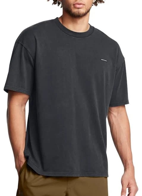 Under Armour Men's Heavyweight Oversized Logo Wash T-Shirt