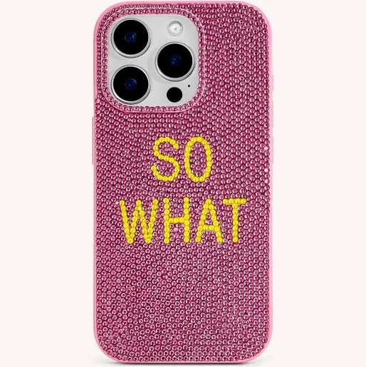So What Rhinestone Phone Case for iPhone 17 Pro Max