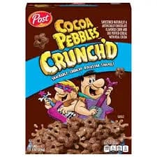 Post Cocoa Pebbles Crunch'd Cereal