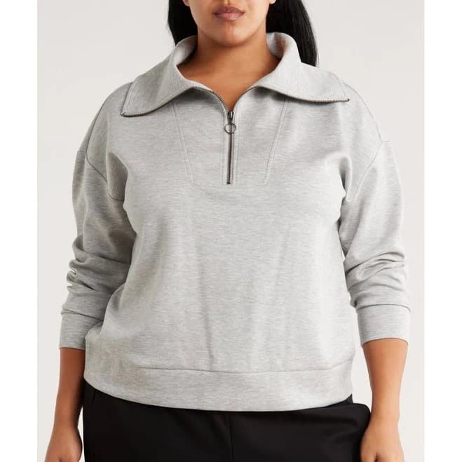 Caslon Quarter Zip Sweatshirt