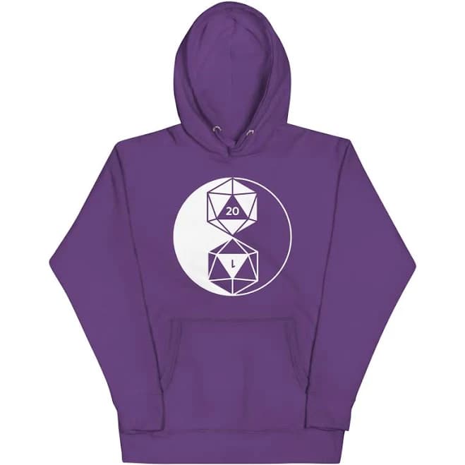 Dice Yin Yang Unisex Hoodie