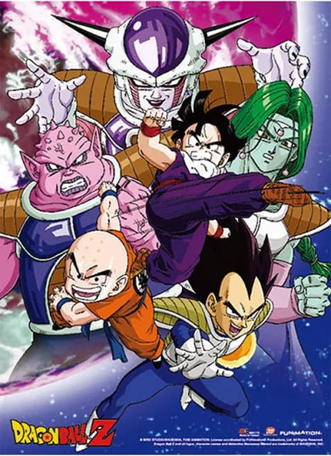 Dragon Ball Z Son Gohan Vs Frieza Group Special Edition Wall Scroll